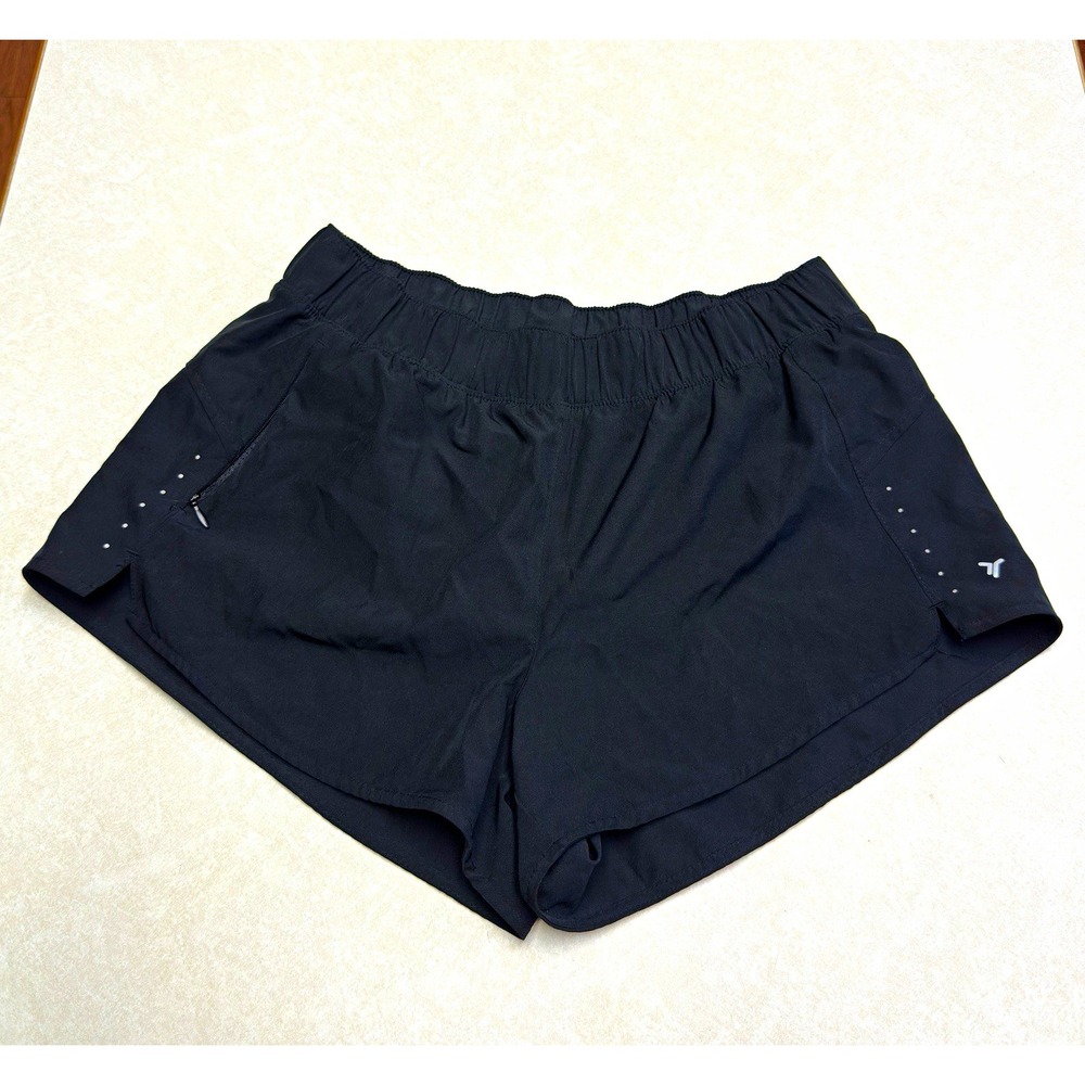 Old Navy Active StretchTech Running Shorts Women’s S Black Mid-Rise Quick Dry
